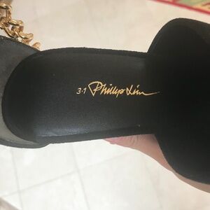 Phillip Lim suede ankle shoes